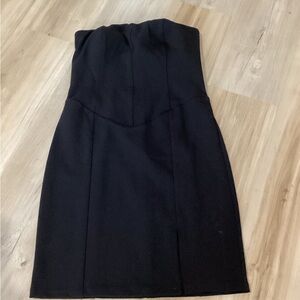 Elegant Black Strapless Dress